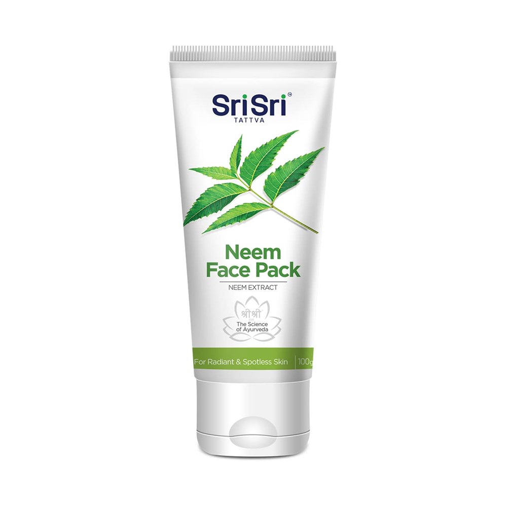 Маска для лица Neem Face Pack с нимом, очищает забитые поры, 100 г. из  Индии купить в Москве - цены в интернет-магазине Аюрведа Фреш