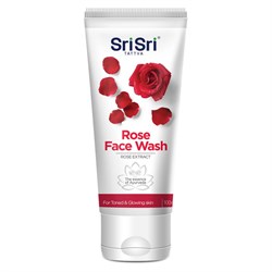 Средство для умывания Rose Face Wash (с розой)-качественное очищение лица, 100 мл. - фото 10259