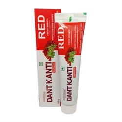 Красная травяная зубная паста Dant Kanti Red - фото 10288