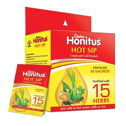 Порошок от кашля и простуды Honitus Hot Sip  (Хонитус Хот Сип), 30 пак. 4 г. - фото 10505