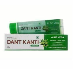 Зубная паста Dant Kanti Aloevera (Дант Канти Алоэ вера с мятой и гвоздикой) - фото 10818