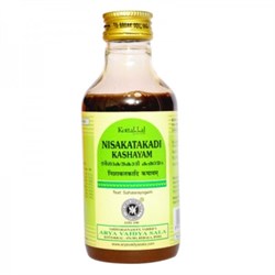 Nisakatakadi Kashayam (Нишакатакади Кашаям) - поддерживает нормальный уровень сахара в крови, 200 мл. - фото 11439