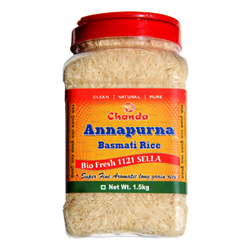 Рис Басмати пропаренный (Annapurna Basmati Rice Sella), 1500 г. - фото 11638