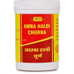 Amba haldi Churna (Амба Халди Чурна) - оказывает антибактериальное и антиоксидантное действие , 50 г. - фото 11646