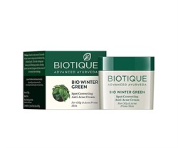 Крем Winter Green Anti Acne - для ухода за проблемной, склонной к жирности кожей Био Грушанка 5747 - фото 11668