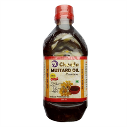 Горчичное масло (Mustard Oil) - чрезвычайно полезное, с содержащим Омега-3, Омега-6, 500 мл. - фото 11694
