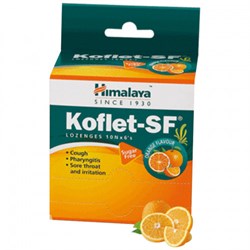 Koflet-SF (Кофлет-СФ) - леденцы от кашля и боли в горле с апельсином без сахара - фото 11802