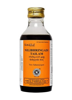 Nilibhringadi Tailam (Нилибрингади Тайлам) - для улучшения качества волос, 200 мл. - фото 12147
