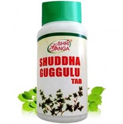 Shuddha Guggulu (Шуддха Гуггул) - омолаживает организм, повышает иммунитет, очищает от шлаков, 120 таб. - фото 12181
