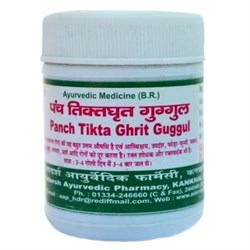 Panch Tikta Ghrit Guggul - аюрведический препарат для устранения токсинов во всем теле - фото 12389