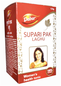 Supari Pak Laghu Dabur (Супари Пак Лагху) - омолаживающий эликсир для женской репродуктивной системы и крови, 125 г. - фото 12531