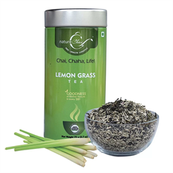 Чай зеленый Lemongrass (с лемонграссом) Panchakarma Herbs в металлической банке, 75 г. - фото 12544