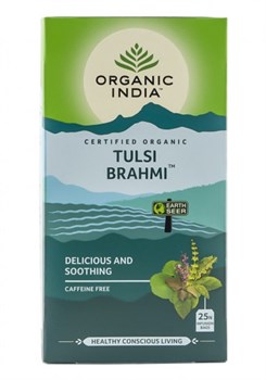 Чай Tulsi Brahmi Organic India, 25 пак. - фото 12557