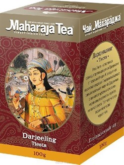 Чай черный Darjeeling Tiesta рассыпной, Maharaja - ваш секрет изысканных чайных церемоний, 100г. - фото 12576