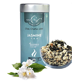 Чай зеленый Jasmine (с жасмином) Panchakarma Herbs, в металлической банке, 50 г. - фото 12689