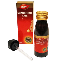 Shadbindu Tail 50ml (масло Шадбинду) - знаменитое аюрведическое масло от насморка и гайморита - фото 12803
