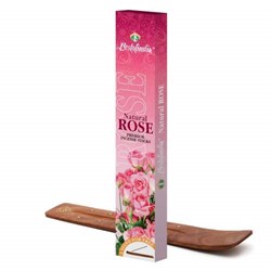 Ароматические палочки длительного тления Rose Premium, 20шт. + подставка - фото 12826