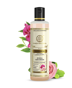 Herbal Massage oil Rose & Geranium (Массажное масло Роза и Герань) - фото 12943