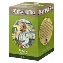 Чай зелёный Ассам TinGree рассыпной Maharaja Tea, 100 г. - фото 13061