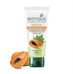 Гель для умывания Bio Papaya Biotique, 100 мл. - фото 13065