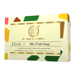 Глицериновое мыло ручной работы KHADI  фруктовый микс - фото 13127