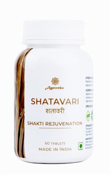 Shatavari Agnivesa - фитоэстрогены для женского здоровья, 60 таб. по 500 мг. - фото 13139