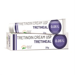 Третиноин крем от морщин и акне, Tretiheal 0,05% - чистая, сияющая кожа, 20 г. - фото 13154