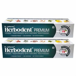 Травяная зубная паста Herbodent Premium Dr. Jaikaran's (Хербодент Премиум) - фото 13205