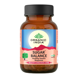 Sugar Balance Organic India - контроль над диабетом, баланс сахара в крови, 60 кап. - фото 13241