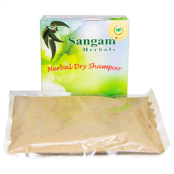Сухой шампунь для волос на основе мыльного ореха Сангам, 100 гр - фото 13291