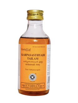 Karpasasthyadi Tailam (Карпасастьяди Тайлам) 200 мл - от болей и спазмов - фото 13403