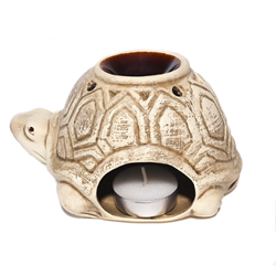 Аромалампа Черепаха керамика шликерная (Aroma lamp Tortoise ceramic slicker), 9см-15см 9678 - фото 13764