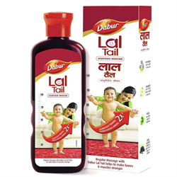 Детское массажное масло Lal Tail Dabur - улучшает общее и физическое развитие у детей 9731
