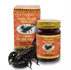 Разогревающий бальзам для массажа тела, с экстрактом яда скорпиона, 50 г. - фото 13929