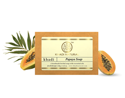 Глицериновое мыло ручной работы KHADI с папаей - фото 13985