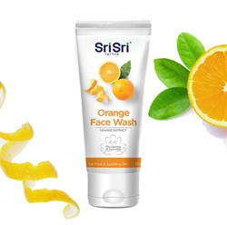 Средство для умывания Orange Face Wash (c апельсином) успокаивает и освежает кожу, 100 мл. - фото 14035