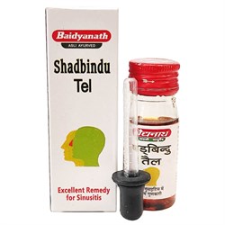 Shadbindu Tail (Шадбинду масло) -  против головных болей, насморка и бронхита, 25мл - фото 14157