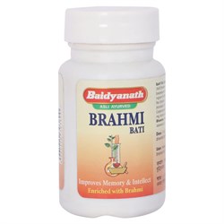 Brahmi Bati (Брами вати) - питает клетки мозга и ЦНС, 80 таб - фото 14163
