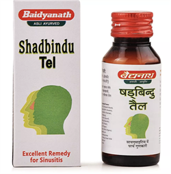 Shadbindu Tail (Шадбинду масло) - смесь трав, настоянных на кунжутном масле первого холодного отжима, 50мл - фото 14192