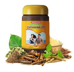 CHYAWAN-VIT Baidyanath - диабетический чаванпраш с миндалём и ашвагандхой (без сахара) - фото 14195