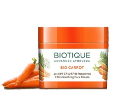 Biotique Sun Shield Carrot 40+ SPF - ваша натуральная защита от солнца 10531 - фото 14813