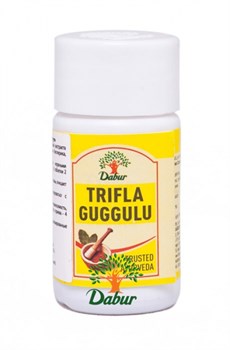 Трифала Гуггул Дабур - очищает организм, выводит шлаки, 40 таб из Индии ...