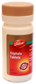 Triphala tablets Dabur (Трифала таблетки Дабур) 60 таб. - очищение от токсинов, баланс дош - фото 5907
