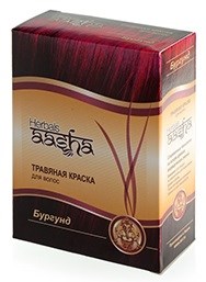 Травяная краска для волос "Бургунд" - фото 6254