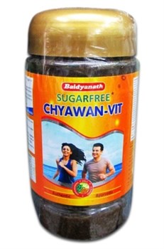 CHYAWAN-VIT Baidyanath - диабетический чаванпраш с миндалём и ашвагандхой (без сахара) - фото 6452