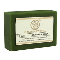 Глицериновое мыло ручной работы KHADI с нимом - фото 7669