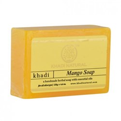 Глицериновое мыло ручной работы KHADI с манго - фото 9032