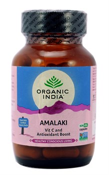 Амалаки (Amalaki) Organic India - расаяна, иммуномодулятор, 60 капсул - фото 9411