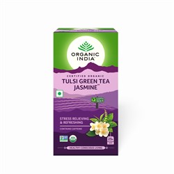 Tulsi green tea jasmine (Тулси зелёный чай с жасмином) - освежает и борется со стрессом - фото 9603