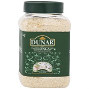 Рис индийский длиннозерный шлифованный в банке (Indian Basmati Elonga Rice Dunar), 1кг.